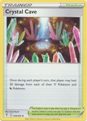 Crystal Cave - 144/203 - Uncommon Sword &amp; Shield: Evolving Skies Singles
