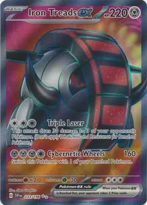 SJ Iron Treads ex - 233/198 - Full Art Secret Rare Scarlet &amp; Violet (Base Set) Singles