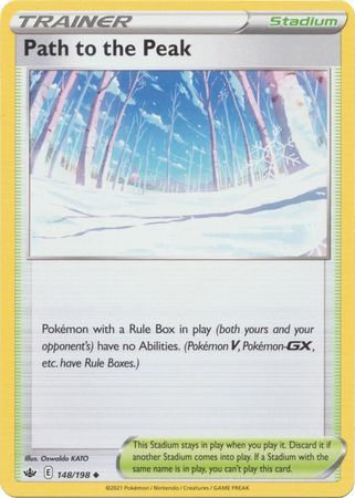 Path to the Peak - 148/198 - Uncommon Sword &amp; Shield: Chilling Reign Singles