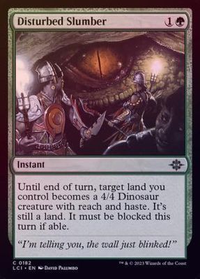 Disturbed Slumber 0182 - Foil The Lost Caverns of Ixalan Foil Singles