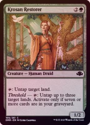 Krosan Restorer 168/261 - Foil Dominaria Remastered Foil Singles