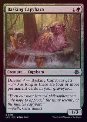 Basking Capybara 0175 - Foil The Lost Caverns of Ixalan Foil Singles