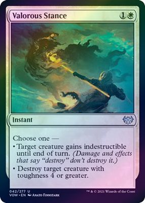Valorous Stance 042/277 - Foil Innistrad: Crimson Vow Foil Singles