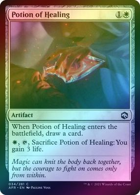 Potion of Healing 034/281 - Foil Adventures in the Forgotten Realms Foil Singles