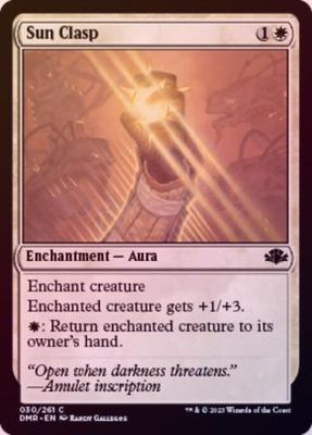 Sun Clasp 030/261 - Foil Dominaria Remastered Foil Singles