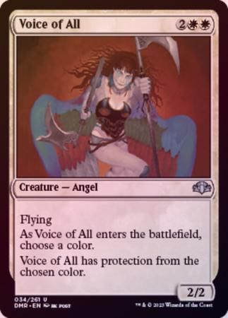 Voice of All 034/261 - Foil Dominaria Remastered Foil Singles