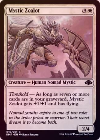 Mystic Zealot 016/261 - Foil Dominaria Remastered Foil Singles
