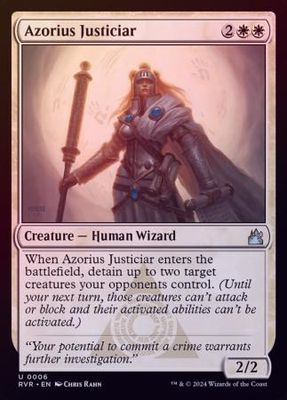 Azorius Justiciar 0006 - Foil Ravnica Remastered Foil Singles