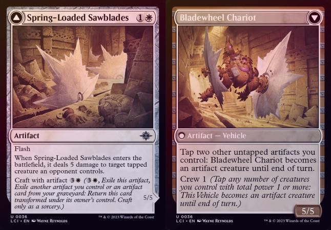 Spring-Loaded Sawblades 0036 - Foil The Lost Caverns of Ixalan Foil Singles