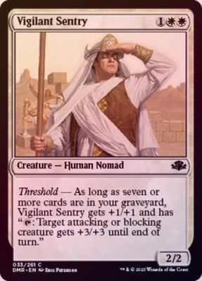 Vigilant Sentry 033/261 - Foil Dominaria Remastered Foil Singles