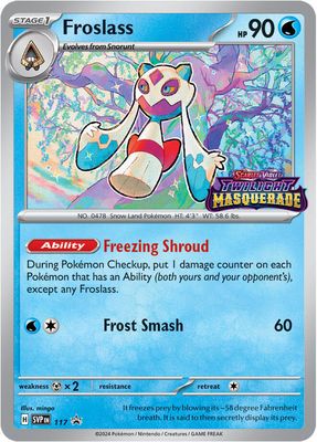 Froslass - 117 - SV: Scarlet &amp; Violet Promo Cards (SVP) SV: Scarlet &amp; Violet Promo Cards