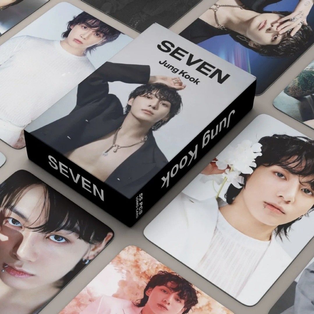 SH Seven Jung Kook 55 Photo Cards Nuevo Sellado K Pop