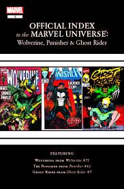 SH Official Index to the Marvel Universe Wolverine Punisher Ghost Rider