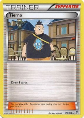 Tierno - 107/119 - Uncommon XY: Phantom Forces Singles