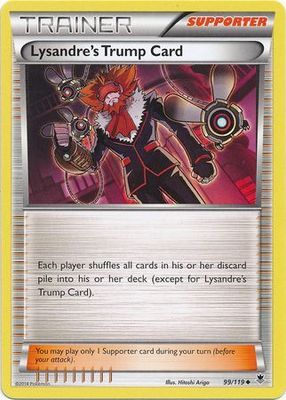 Lysandre&#39;s Trump Card - 99/119 - Uncommon XY: Phantom Forces Singles