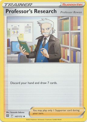 Professor&#39;s Research - 147/172 - Rare Theme Deck Exclusive Pokemon Theme Deck Exclusives  (Español)