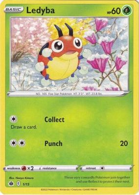 Ledyba - 1/15 - 2022 McDonald&#39;s  Promo Pokemon  (Español)