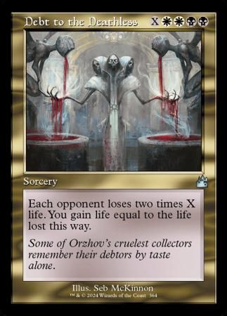 Debt to the Deathless Retro Frame 0364 Ravnica Remastered Collector Booster Singles