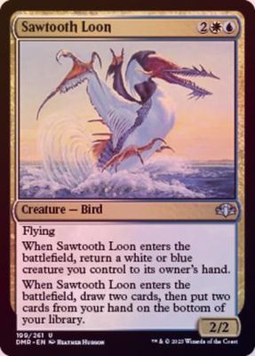 Sawtooth Loon 199/261 - Foil Dominaria Remastered Foil Singles