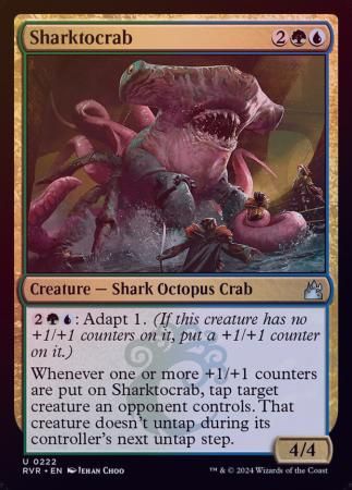 Sharktocrab 0222 - Foil Ravnica Remastered Foil Singles