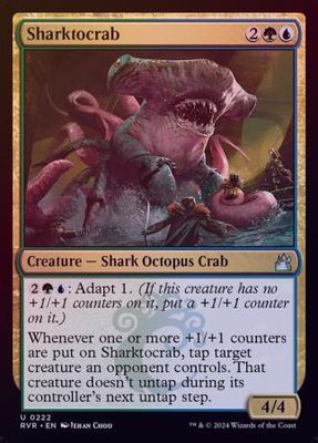Sharktocrab 0222 - Foil Ravnica Remastered Foil Singles