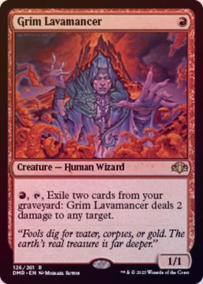 Grim Lavamancer 126/261 - Foil Dominaria Remastered Foil Singles