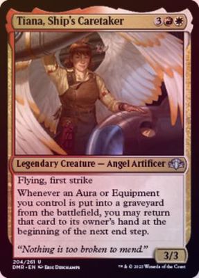 Tiana, Ship&#39;s Caretaker 204/261 - Foil Dominaria Remastered Foil Singles