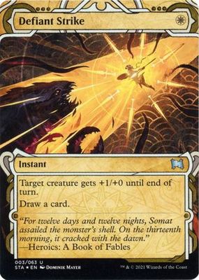 Defiant Strike 003/063 - Etched Foil Strixhaven: School of Mages Etched Foil Singles