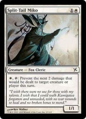 Split-Tail Miko Betrayers of Kamigawa Singles (Español)