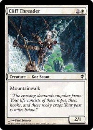 Cliff Threader 7/249-Zendikar Singles