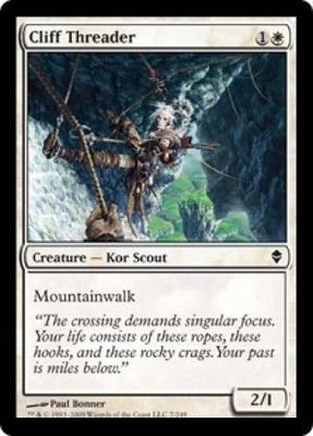 Cliff Threader 7/249-Zendikar Singles