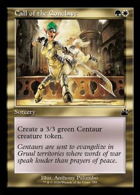 Call of the Conclave Retro Frame 0358 Ravnica Remastered Collector Booster Singles