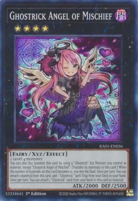 Ghostrick Angel of Mischief - RA01-EN036 - Super Rare 25th Anniversary Rarity Collection Singles