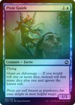 Pixie Guide 066/281 - Foil Adventures in the Forgotten Realms Foil Singles