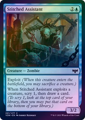 Stitched Assistant 081/277 - Foil Innistrad: Crimson Vow Foil Singles