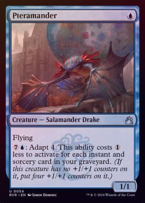 Pteramander 0054 - Foil Ravnica Remastered Foil Singles