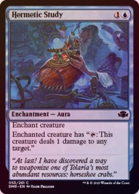 Hermetic Study 053/261 - Foil Dominaria Remastered Foil Singles