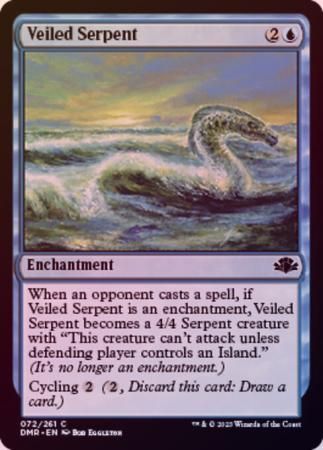 Veiled Serpent 072/261 - Foil Dominaria Remastered Foil Singles
