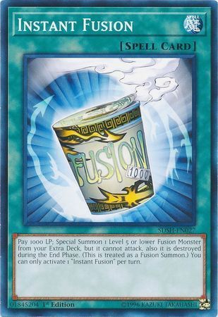 Instant Fusion - SDSH-EN027 - Common 1st Edition Structure Deck: Shaddoll Showdown Singles