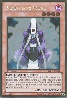 Summoner Monk - PGLD-EN089 - Gold Rare 1st Edition Premium Gold 1st Edition Singles