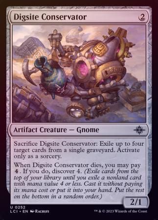 Digsite Conservator 0252 - Foil The Lost Caverns of Ixalan Foil Singles