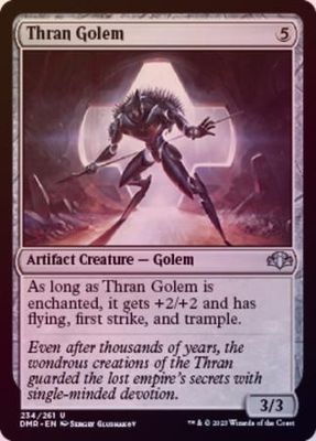 Thran Golem 234/261 - Foil Dominaria Remastered Foil Singles