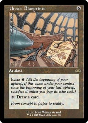 Urza&#39;s Blueprints 391 - Retro Frame Dominaria Remastered Collector Booster Singles