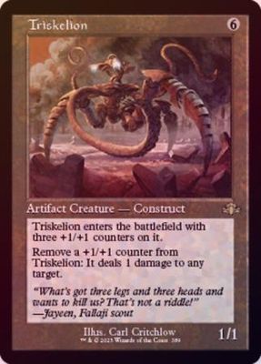 Triskelion 389 - Retro Frame Foil Dominaria Remastered Collector Booster Foil Singles