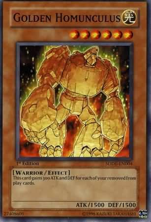 Golden Homunculus - SDDE-EN004 - Common 1st Edition Structure Deck: Dark Emperor [SDDE] 1st Edition Singles