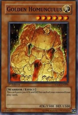 Golden Homunculus - SDDE-EN004 - Common 1st Edition Structure Deck: Dark Emperor [SDDE] 1st Edition Singles