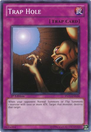 Trap Hole - YS11-EN034 - Common 1st Edition Starter Deck: Dawn of the Xyz 1st Edition Singles