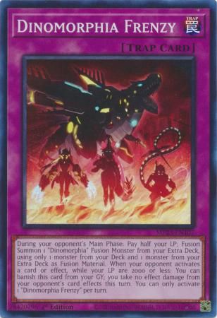 Dinomorphia Frenzy - MP23-EN107 - Super Rare 1st Edition Mega Tin 2023 Dueling Heroes Singles (Espanol)