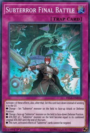 SH Subterror Final Battle - FIGA-EN050 - Super Rare 1st Edition Fists of the Gadgets Singles