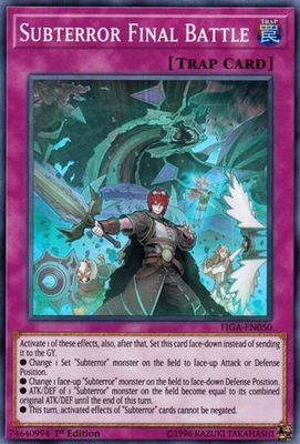 SH Subterror Final Battle - FIGA-EN050 - Super Rare 1st Edition Fists of the Gadgets Singles